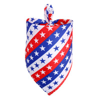 HKM-2105533 Independence Day Pet Triangle Drool Towel Bib for Small to Large Dogs and Cats