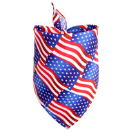 HKM-2105533 Independence Day Pet Triangle Drool Towel Bib for Small to Large Dogs and Cats
