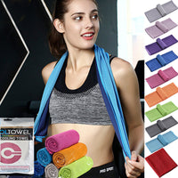 HKM-210643 Cooling Quick-Dry Sports Towel for Gym, Travel, Cycling, and Outdoor Activities - 30x100cm Microfiber