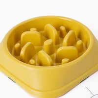 HKM-2106557 Anti-Choke and Anti-Skid Slow Feeding Bowls for Pets in Various Colors