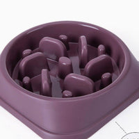 HKM-2106557 Anti-Choke and Anti-Skid Slow Feeding Bowls for Pets in Various Colors