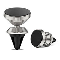 HKM-210771 Magnetic Air Vent Phone Holder with 360° Rotation and Silicone Protection