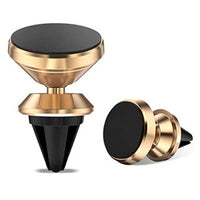 HKM-210771 Magnetic Air Vent Phone Holder with 360° Rotation and Silicone Protection