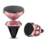 HKM-210771 Magnetic Air Vent Phone Holder with 360° Rotation and Silicone Protection