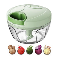 HKM-210771 Manual Vegetable and Garlic Mincer Chopper with Onion Cutter and Meat Mixing Function