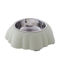 HKM-2108093 Stainless Steel Dog Water Bowl with PP Base - Available in Multiple Colors