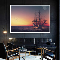 HKM-210899 Modern Rimless Canvas Painting for Living Room Decor - Oil Painting Cloth, Spray Technique