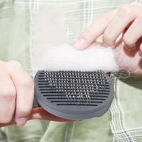 HKM-2109501 Pet Hair Removal Comb for Cats and Dogs ¨C Ergonomic Design with Fine Needles for Effective Grooming and Massage