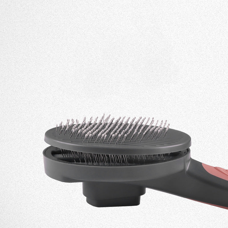 HKM-2109501 Pet Hair Removal Comb for Cats and Dogs ¨C Ergonomic Design with Fine Needles for Effective Grooming and Massage
