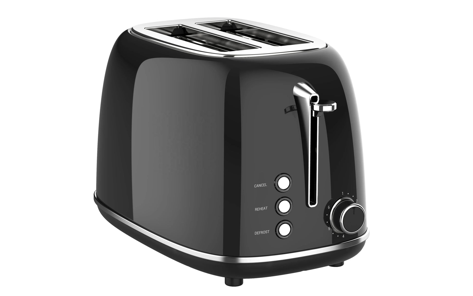 HKM-210963 2-Slice Retro Electric Toaster with Wide Slots – Available in Multiple Colours