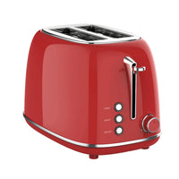 HKM-210963 2-Slice Retro Electric Toaster with Wide Slots – Available in Multiple Colours