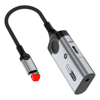 HKM-210963 Lightning to 3.5mm Headphone Jack and Charger Adapter for iPhone – Dual Function Audio and Charging Splitter