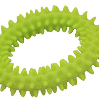HKM-2111165 Durable TPR Spiky Circle Dog Chew Toy for Molar Health and Energy Release