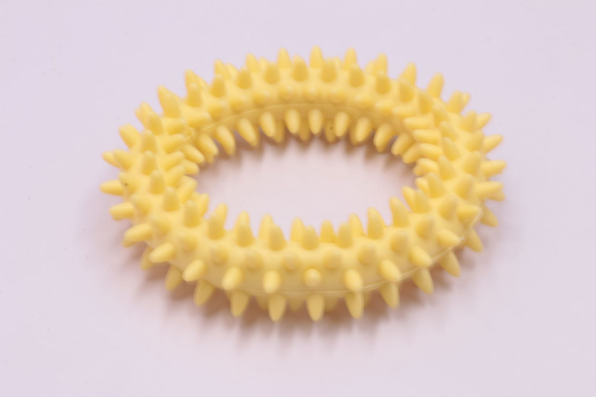 HKM-2111165 Durable TPR Spiky Circle Dog Chew Toy for Molar Health and Energy Release