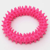HKM-2111165 Durable TPR Spiky Circle Dog Chew Toy for Molar Health and Energy Release