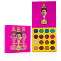 HKM-211283 16-Color Waterproof Eyeshadow Palette with Velvet Texture for Versatile Makeup Looks
