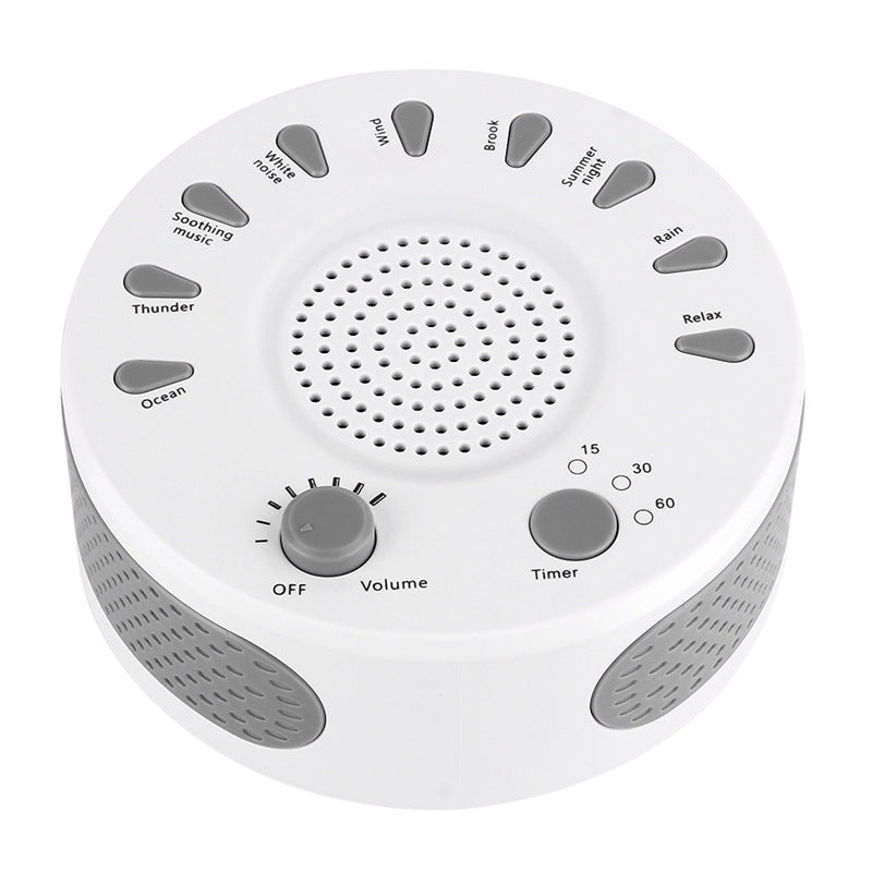 HKM-211283 White Noise Sleep Machine with 9 Sounds, Timer, Volume Control, and Portable Design