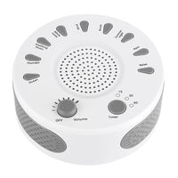 HKM-211283 White Noise Sleep Machine with 9 Sounds, Timer, Volume Control, and Portable Design
