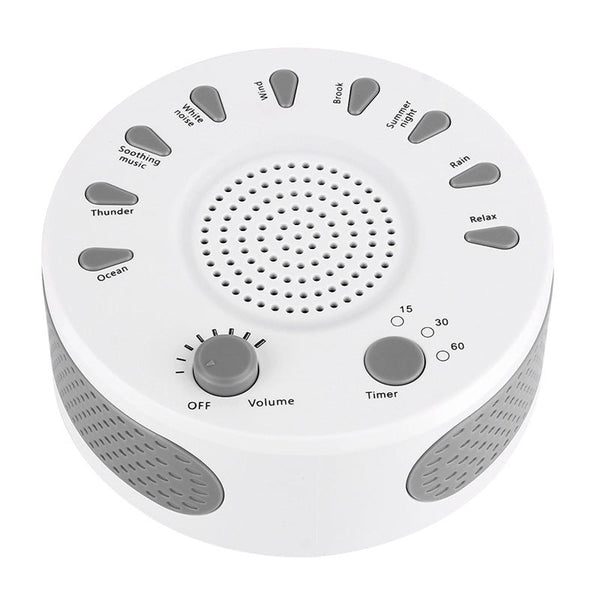 HKM-211283 White Noise Sleep Machine with 9 Sounds, Timer, Volume Control, and Portable Design