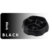 HKM-2113853 Round Slow Feeding Bowl for Pets - Available in Blue, Purple, Pink, and Black - Ideal Pet Tableware