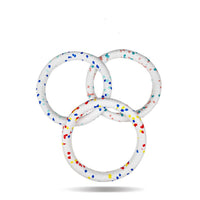 HKM-211411 ETPU Bite Resistant Dog Toy Ring - 18cm Diameter, Suitable for Dogs Under 12KG, Available in Three Colors