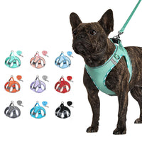 HKM-211411 No-Pull Mesh Dog Harness with 1.2m Leash and Quick-Release Buckle, Reflective Vest for Dogs and Cats