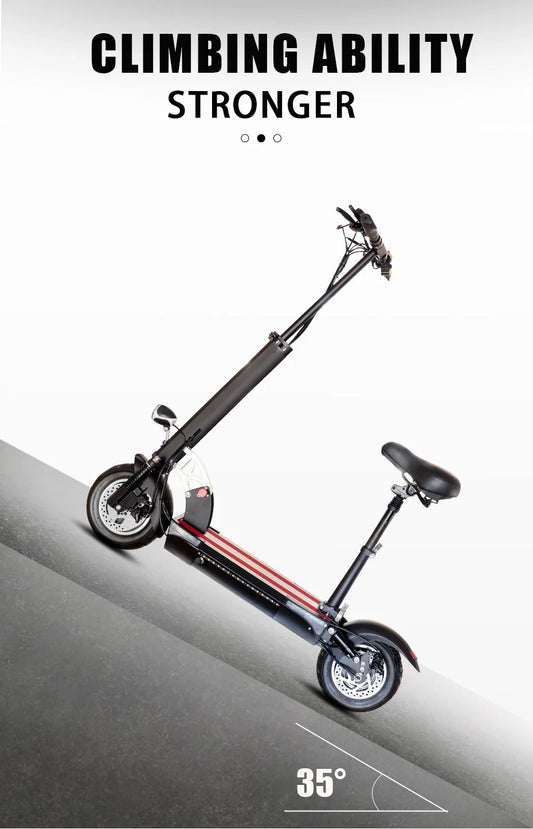 HKM-211411 Powerful 1200W Electric Kick Scooter with 60KM/H Speed and 60-80KM Range