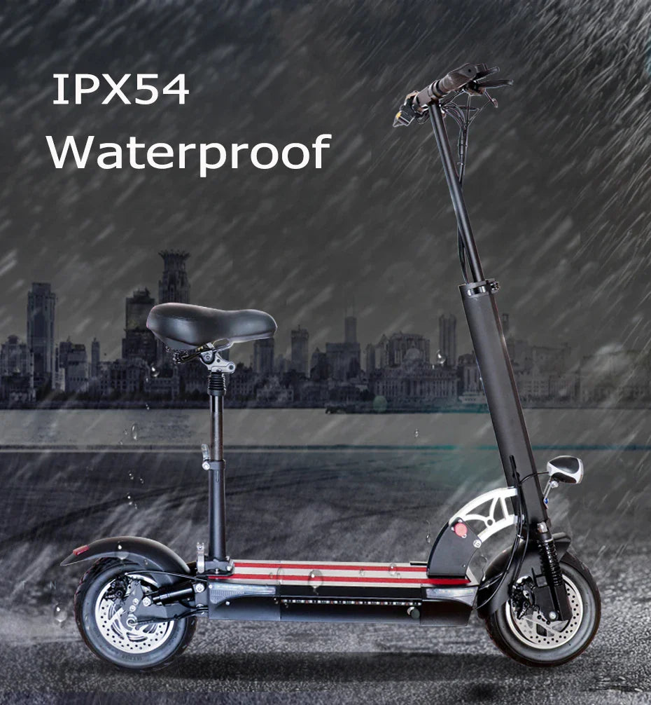 HKM-211411 Powerful 1200W Electric Kick Scooter with 60KM/H Speed and 60-80KM Range