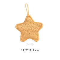 HKM-2114493 Durable Loofah Chew Toy for Puppies – Star and Bone Shape Teething Aid