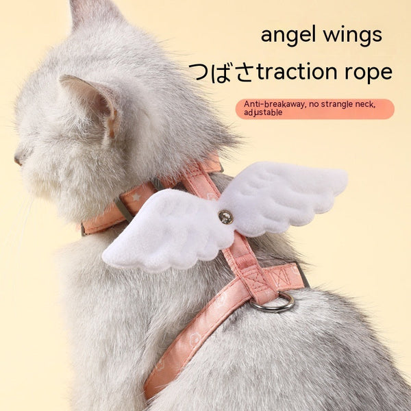 HKM-2115133 Adjustable Gradient Color Hand Holding Rope for Cats - Various Colors and Sizes Available