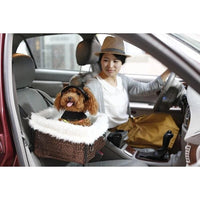 HKM-2115901 Portable Waterproof Foldable Dog Car Seat Frame for Small and Medium Pets