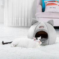 HKM-2116925 Large Fully Enclosed Winter Nest for Cats - Warm and Cold Proof Sofa Design