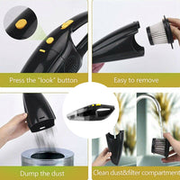 HKM-211731 Cordless Handheld Wet and Dry Vacuum Cleaner for Cars