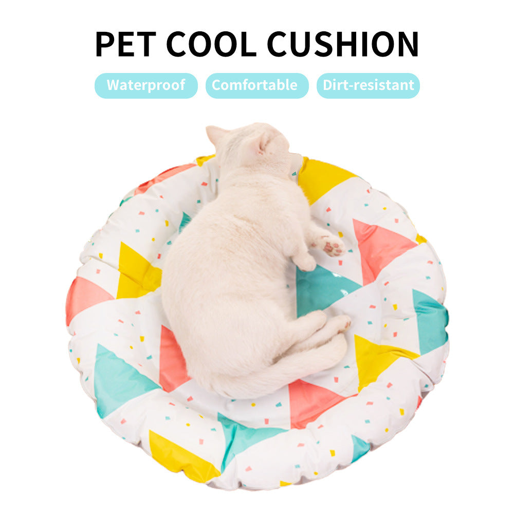 HKM-2117693 Cooling Gel Silk Pet Mat for Comfort and Relaxation