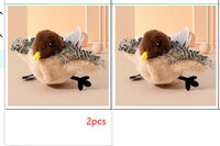 HKM-2120253 Interactive Plush Bird and Mouse Electric Teasing Toy for Cats