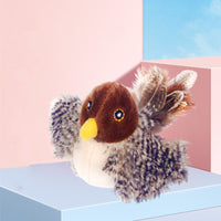 HKM-2120253 Interactive Plush Bird and Mouse Electric Teasing Toy for Cats