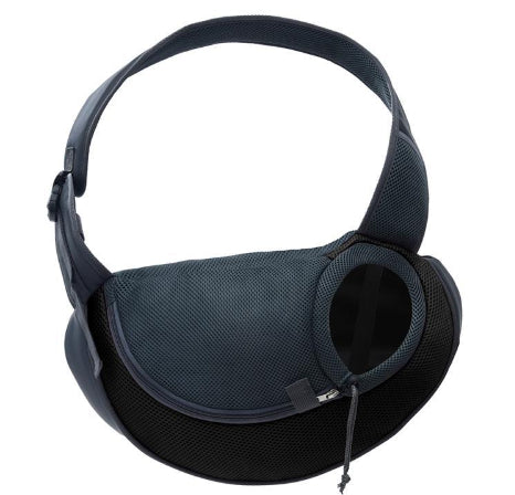 HKM-2121661 Portable Pet Messenger Bag for Small Dogs and Cats - Eco-Friendly with Breathable Mesh & Waterproof Design