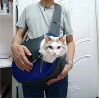 HKM-2121661 Portable Pet Messenger Bag for Small Dogs and Cats - Eco-Friendly with Breathable Mesh & Waterproof Design