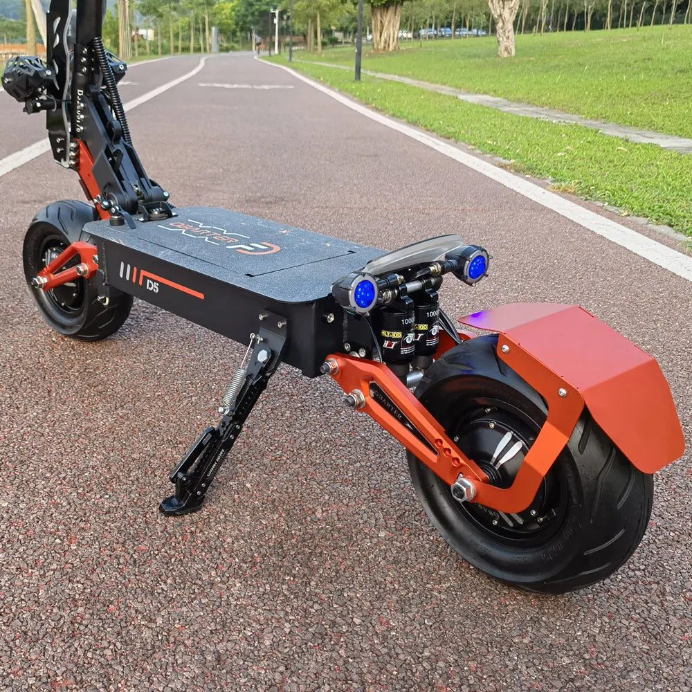 HKM-212243 5000W Dual Motor Electric Scooter, 12-Inch Tires, 60-120km Range, 60-70km/h Speed
