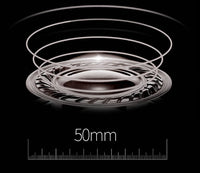 HKM-212243 Noise-Cancelling Headset with 50mm Drivers and Omnidirectional Microphone, 3.5mm Interface, Tungsten Black