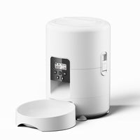 HKM-2123197 2L WiFi Pet Feeder for Dogs and Cats with Timer - White and Black Options