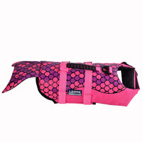 HKM-2123581 Pet Life Jacket for Dogs - Shark and Mermaid Summer Swimming Vest, Lightweight and Quick-Drying Safety Suit