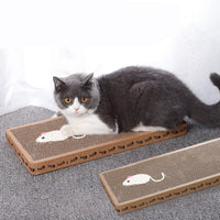 HKM-2125373 Large and Small Sisal Cat Scratching Board - Flat Design for Comfortable Use