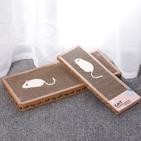 HKM-2125373 Large and Small Sisal Cat Scratching Board - Flat Design for Comfortable Use