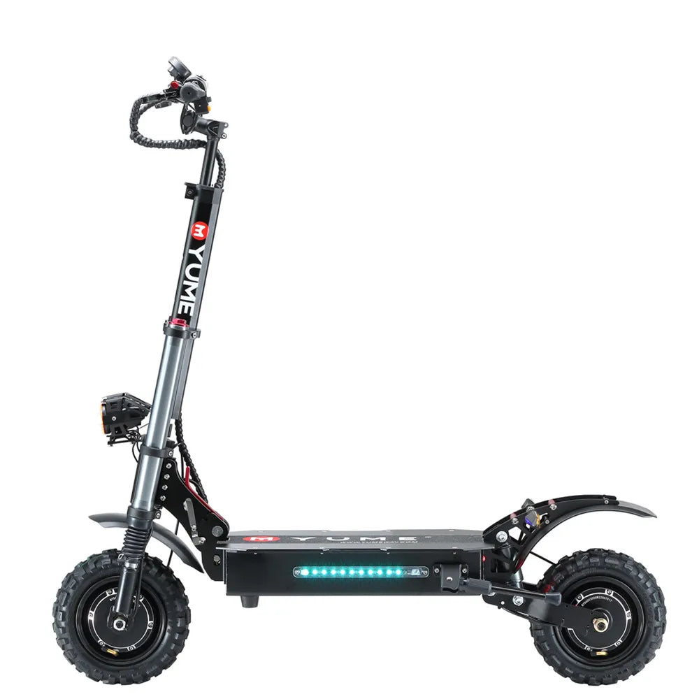 HKM-212563 YUME Y11+ 250W Smart Electric Mobility Scooter - Foldable, All-Terrain, 11-Inch Tubeless Tires, Bluetooth Control