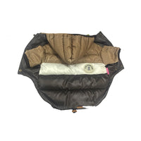 HKM-2125757 Waterproof Hooded Down Padded Jacket for Two-Legged Puppies in Brown, Pink, Navy Blue