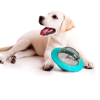 HKM-2126013 Pet Food Educational Toy with Leak-Feeding Function - Perfect for Dogs and Cats, Lake Blue and Yellow
