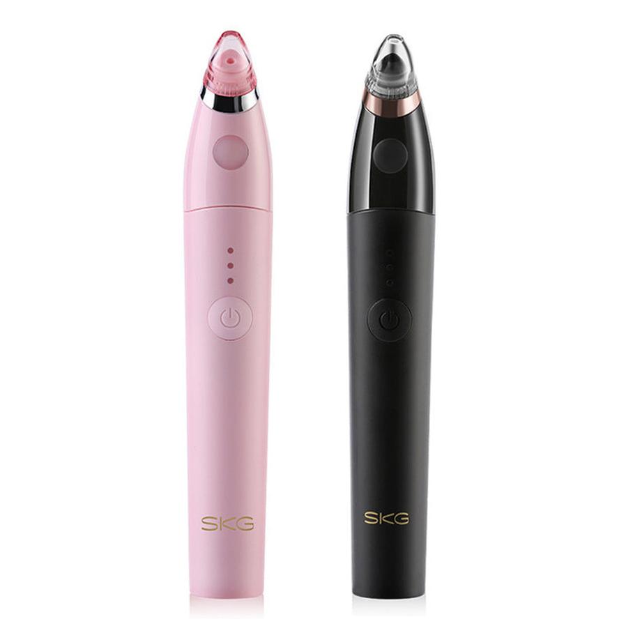HKM-212627 Ultrasonic Blackhead Remover with Pore Cleaning Function - Available in Black and Pink