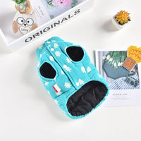 HKM-2127549 Cute Double-Sided Lantern Shape Pet Vest for Dogs in Blue and Green