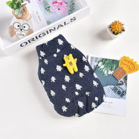 HKM-2127549 Cute Double-Sided Lantern Shape Pet Vest for Dogs in Blue and Green